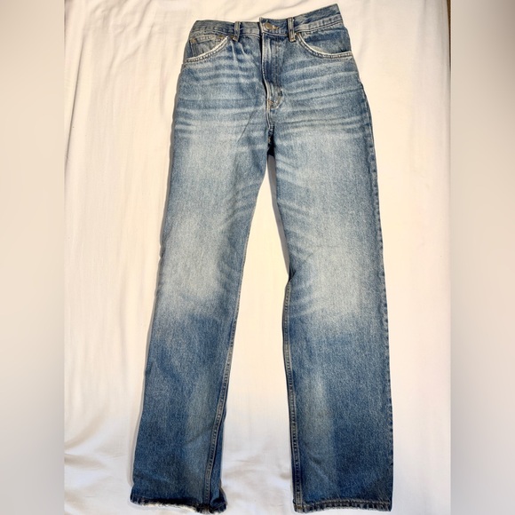 Zara ZW Collection The Boyboy Relaxed Fit Straight Leg Jeans - Picture 4 of 6